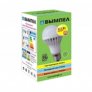 Лампа A57, E27, 5.5Вт, хол.свет
